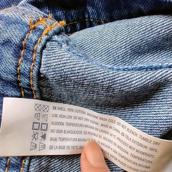 Blue Jean Overall Dress - Picture 4 of 4